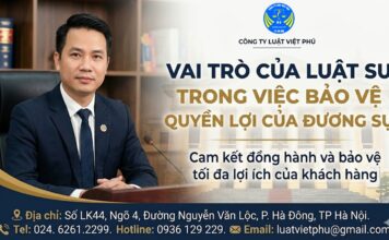 Vai trò của luật sư trong việc bảo vệ quyền lợi của đương sự
