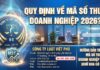 Quy định về mã số thuế doanh nghiệp 2026