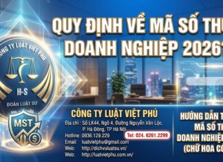 Quy định về mã số thuế doanh nghiệp 2026