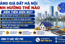 Bảng giá đất Hà Nội ảnh hưởng thế nào đến tiền đền bù giải phóng mặt bằng?