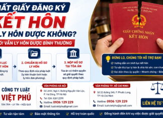 Mất giấy đăng ký kết hôn có ly hôn được không?