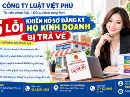 5 lỗi khiến hồ sơ đăng ký hộ kinh doanh bị trả về