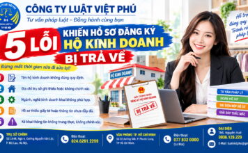 5 lỗi khiến hồ sơ đăng ký hộ kinh doanh bị trả về
