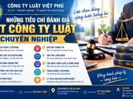Những tiêu chí đánh giá một công ty luật chuyên nghiệp